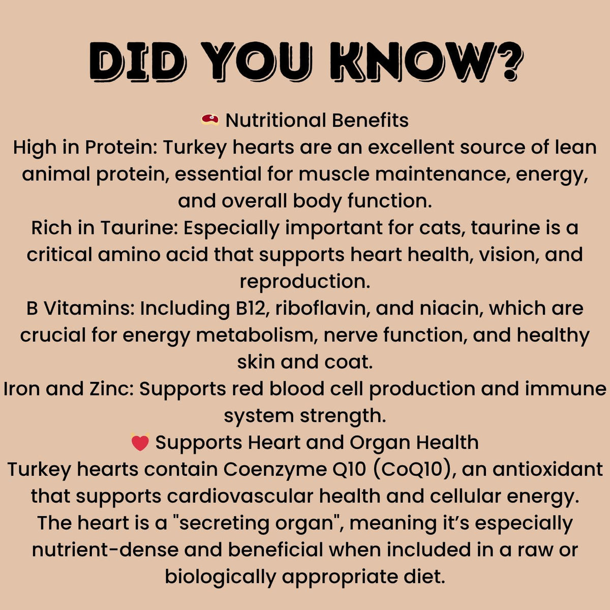 hotspot pets Freeze Dried Turkey Hearts Treats for Cats & Dogs - Made in USA, 1lb Big Bag, Single Ingredient All Natural Grain-Free Turkey Heart - Great for Training, as a Topper or Snack