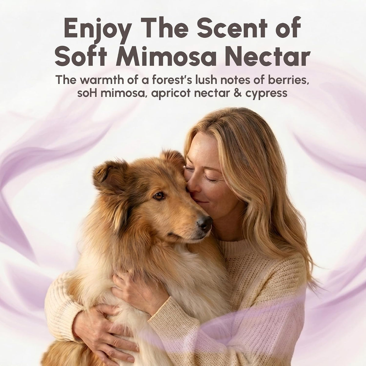 Best Shot Scentament Spa Botanical Body Splash, Body Spray Conditioner for Pets, Cat and Dog Cologne Spray, Soft Mimosa Nectar, 8 Oz.