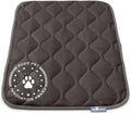 Paw Inspired Washable Padded Crate Mats for Dogs, Gray, 29x18 Inch