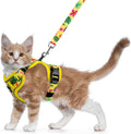 Halypet Cat Harness and Leash Set, Escape Proof Adjustable Harness