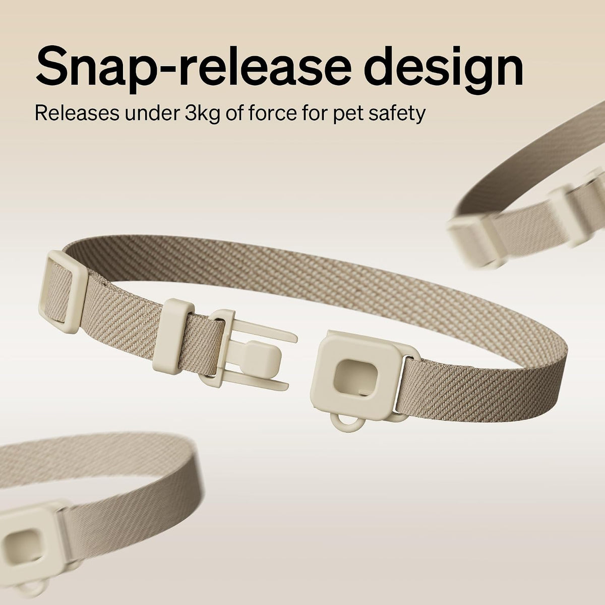 PETLIBRO Upgraded RFID Collar Tag for One RFID Automatic Cat Feeder PLAF301 and Smart App Monitoring Multi Cats Water Fountain PLWF305, Lightweight and Compact Collar Sensor with Snap Release Design