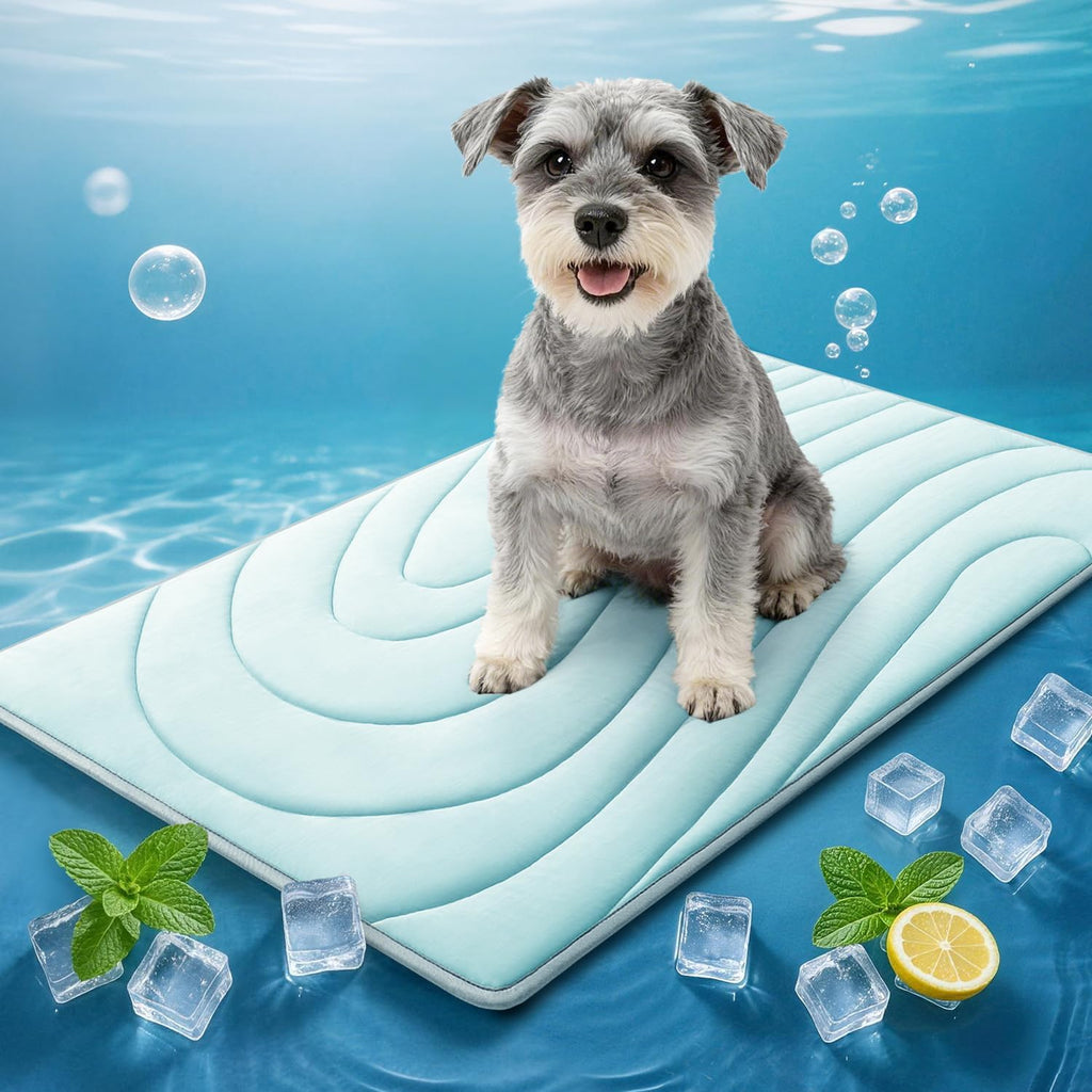 Cooling Mat for Dogs, 36"x23" Washable Pet Cooling Pad, Small & Medium Dogs
