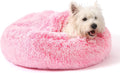 Hooded Blanket Donut Cave Bed for Small Medium Dogs and Cats