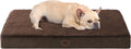 EHEYCIGA Orthopedic Dog Bed with Removable Washable Cover, Brown, 30IN