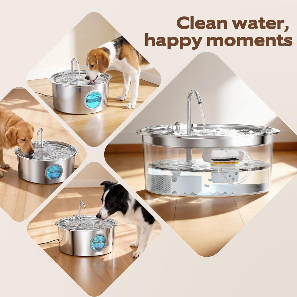 GROOKPET Dog Water Fountain Filters: 12 Dog Fountain Filters