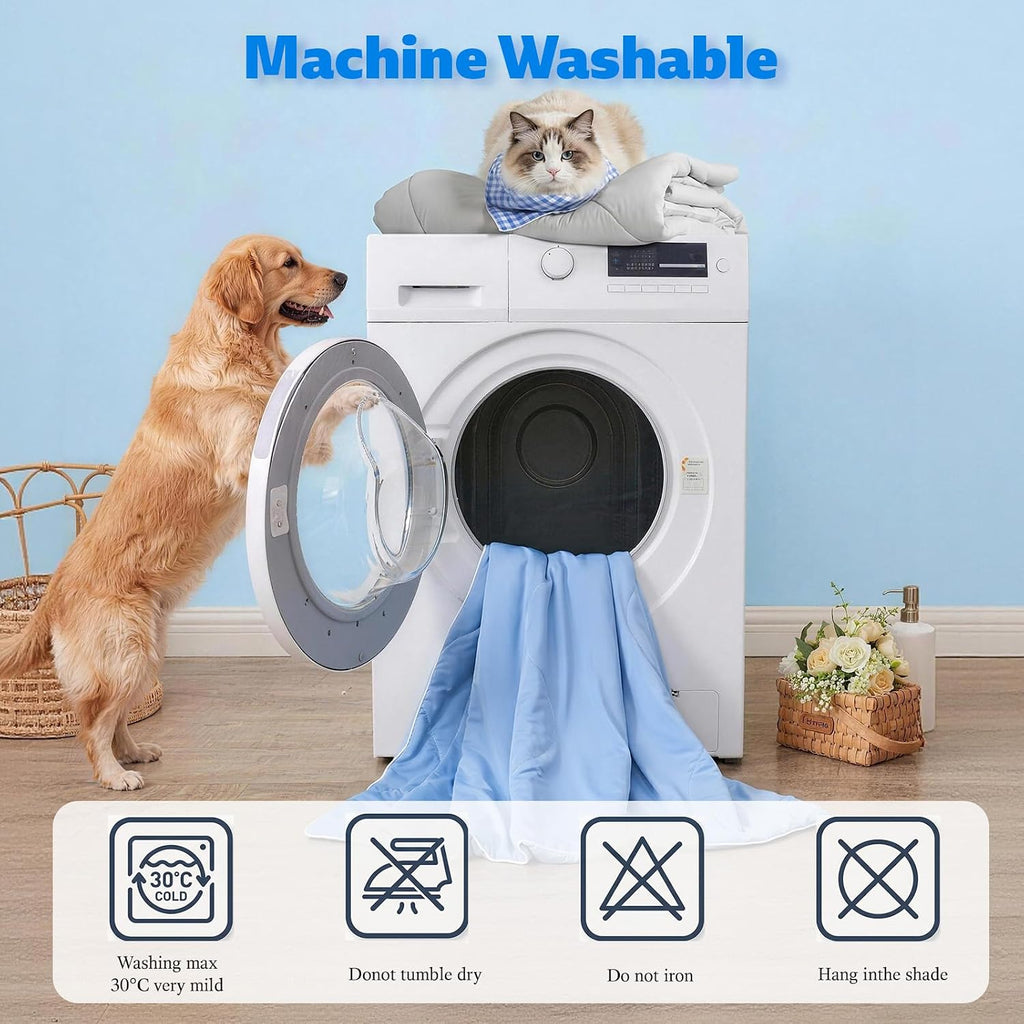 Cooling Blanket for Dogs. Dog Cooling Blankets for Large Dogs, Breathable Cooling Fabric, Cold Washable, Cooling Dog Blanket Durable Scratch-Resistant Soft Fabric for All Seasons, Leafy Green