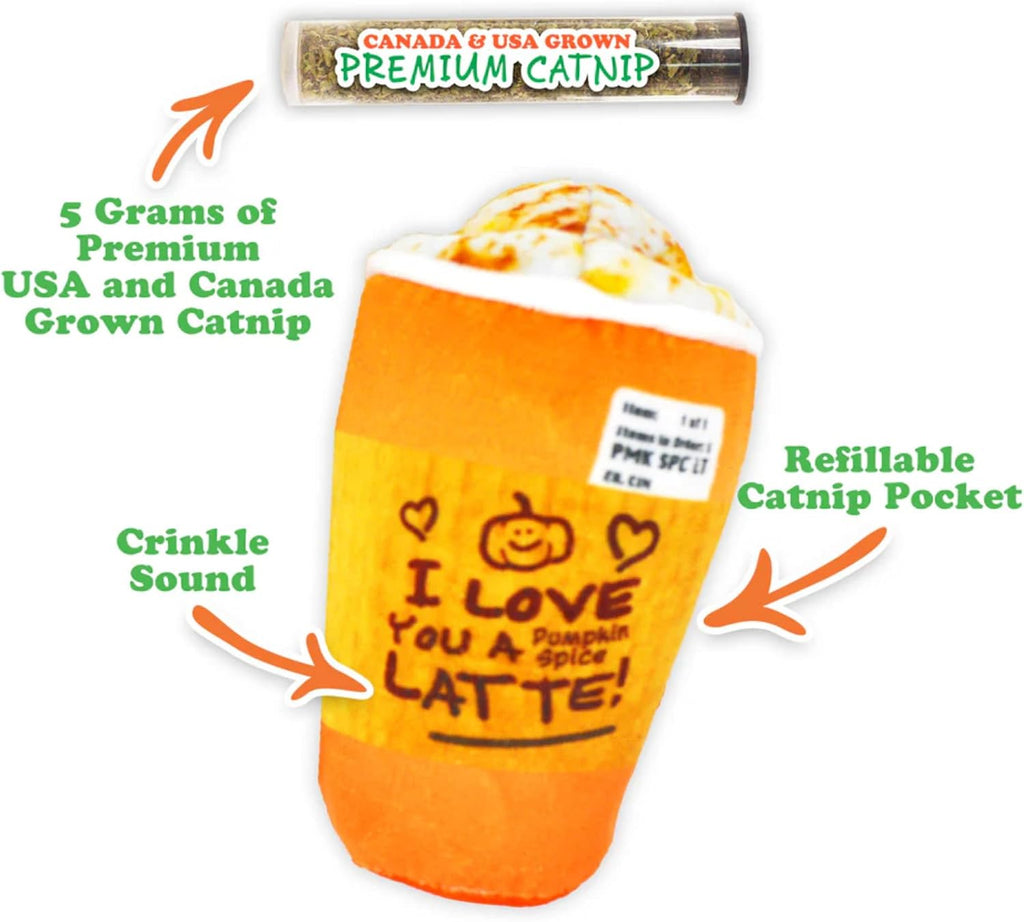 Meowijuana Fall Pumpkin Spice Latte Cat Toy and Blend Bundle | High-Potency
