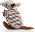 Hollypet Plush Dog Squeaky Toy Stuffed Armadillo Animal Pet Puppy Chew Toys with Clean Teeth for Small Medium Large All Breed Sizes Dogs, Gray, 10 in | plush stuffed large dog squeak animal toy with unique grunt squeaker textured fabric for teeth clean...
