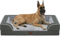 Orthopedic Dog Bed for Extra Large Dogs, 53x42in, Dark Grey
