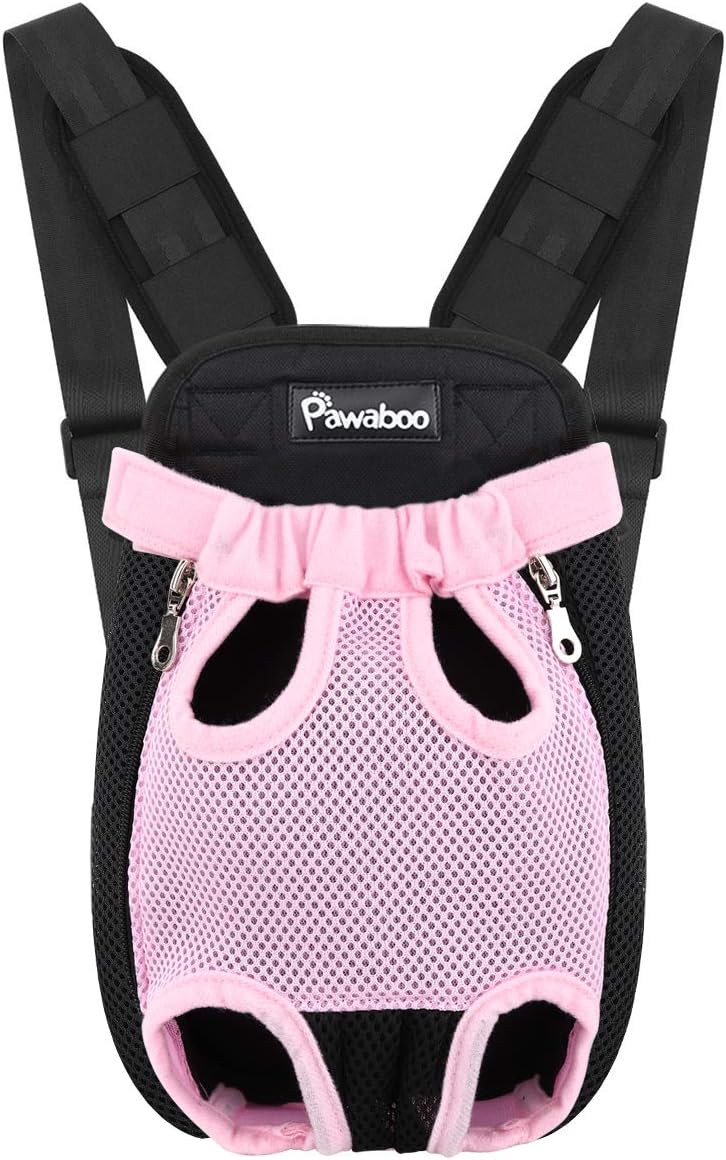 Pawaboo Pet Front Carrier Backpack for Small Medium Dogs