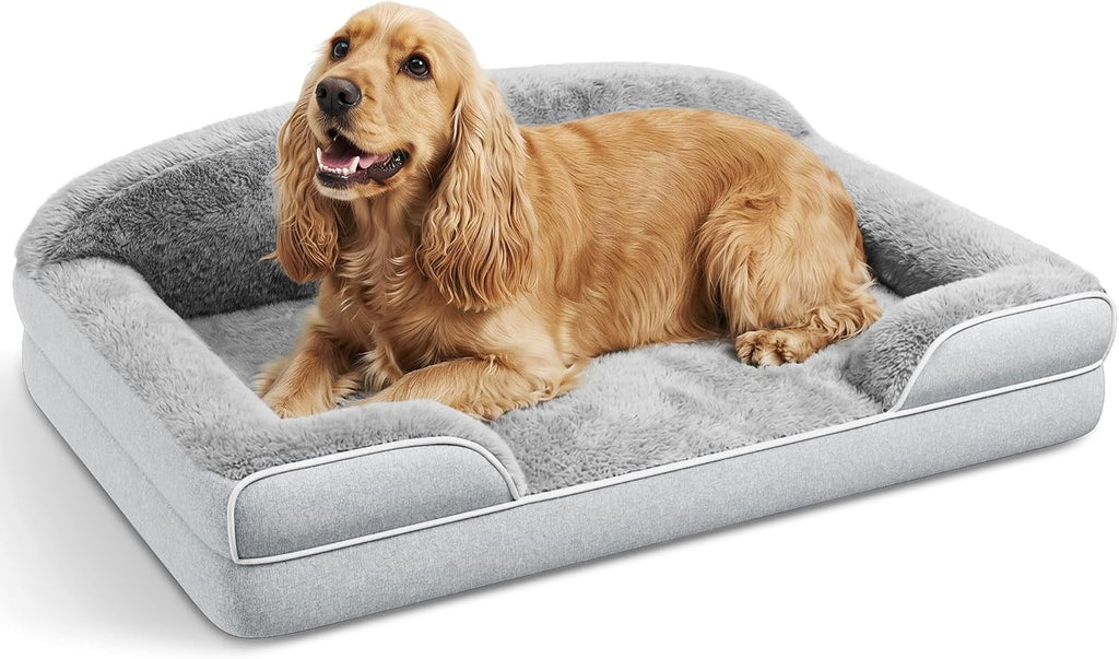 Extra Large Orthopedic Dog Bed, 45"x30", XL Washable Pet Couch Bed
