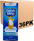 Fresh Step Drawstring Cat Litter Liners, Scented, 3 ft x 19 in, 7 Ct, 36-Pk | Heavy-duty bags for X-large oval or rectangle pans, drawstring closure for easy, mess-free lift-out cleanup