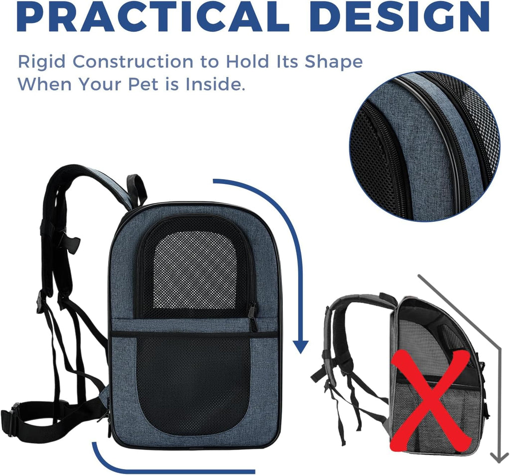 Apollo Walker Cat Backpack Carrier, Support Frame, 16 lb Weight Capacity