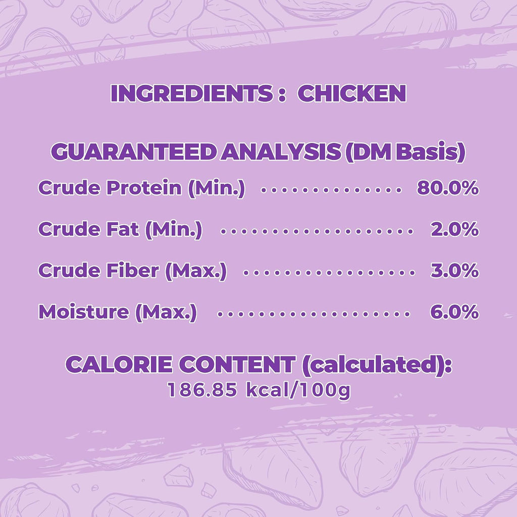 Zoody Freeze Dried Chicken Treats for Cats & Dogs Treating & Topper 7.05 oz