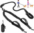Lukovee Double Dog Leash, Heavy Duty Lead, No Tangle, M