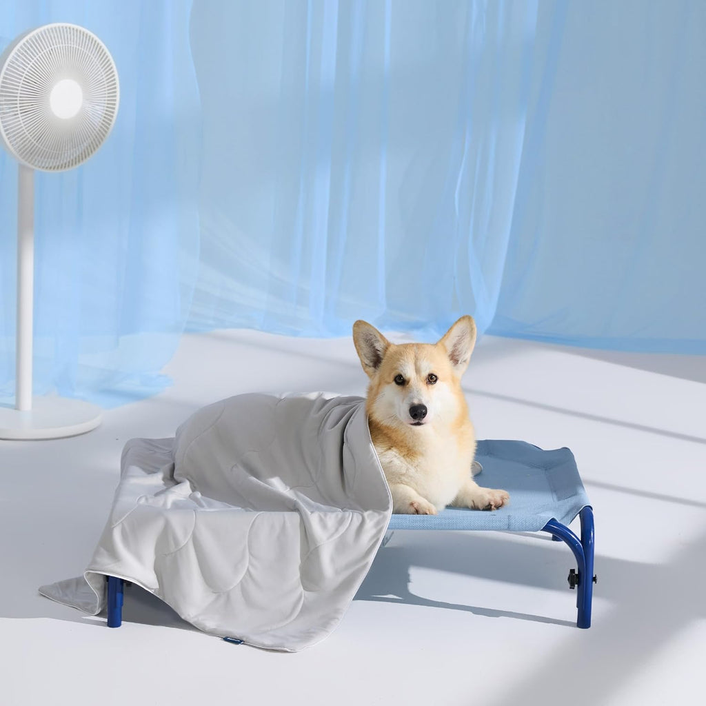Bedsure Breathable Lightweight Cooling Blanket for Medium Dogs, Q-MAX>0.4