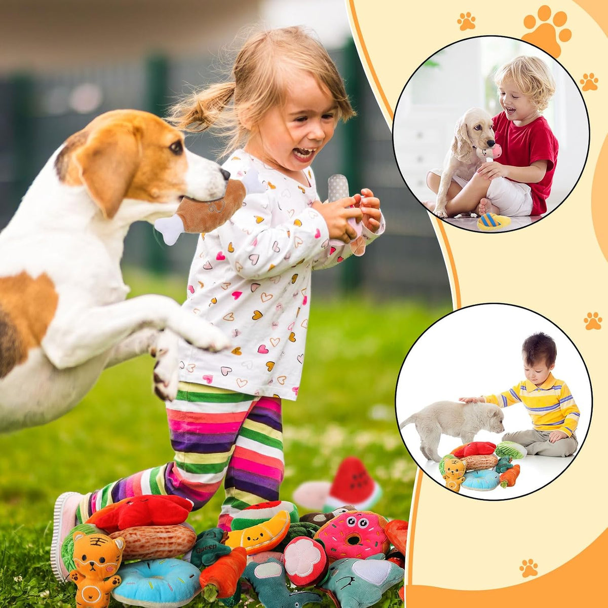 Libima 120 Pack Small Squeaky Dog Toys Bulk for Puppy Small Dog