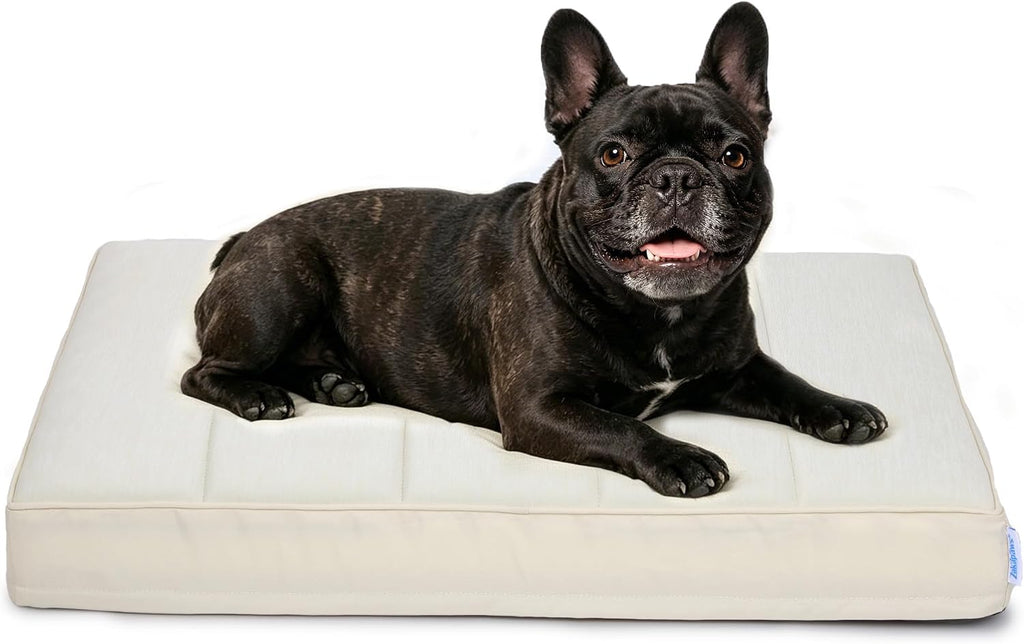 Cooling Dog Bed for Medium Dogs, QMAX>0.5 Waterproof Pet Beds