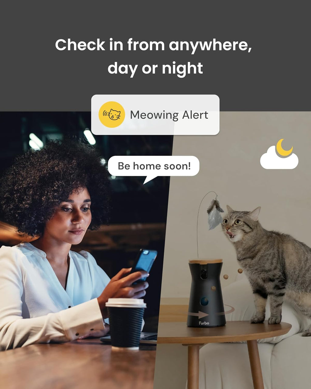 Furbo 360° Cat Camera [Core Features, No Ongoing Cost]