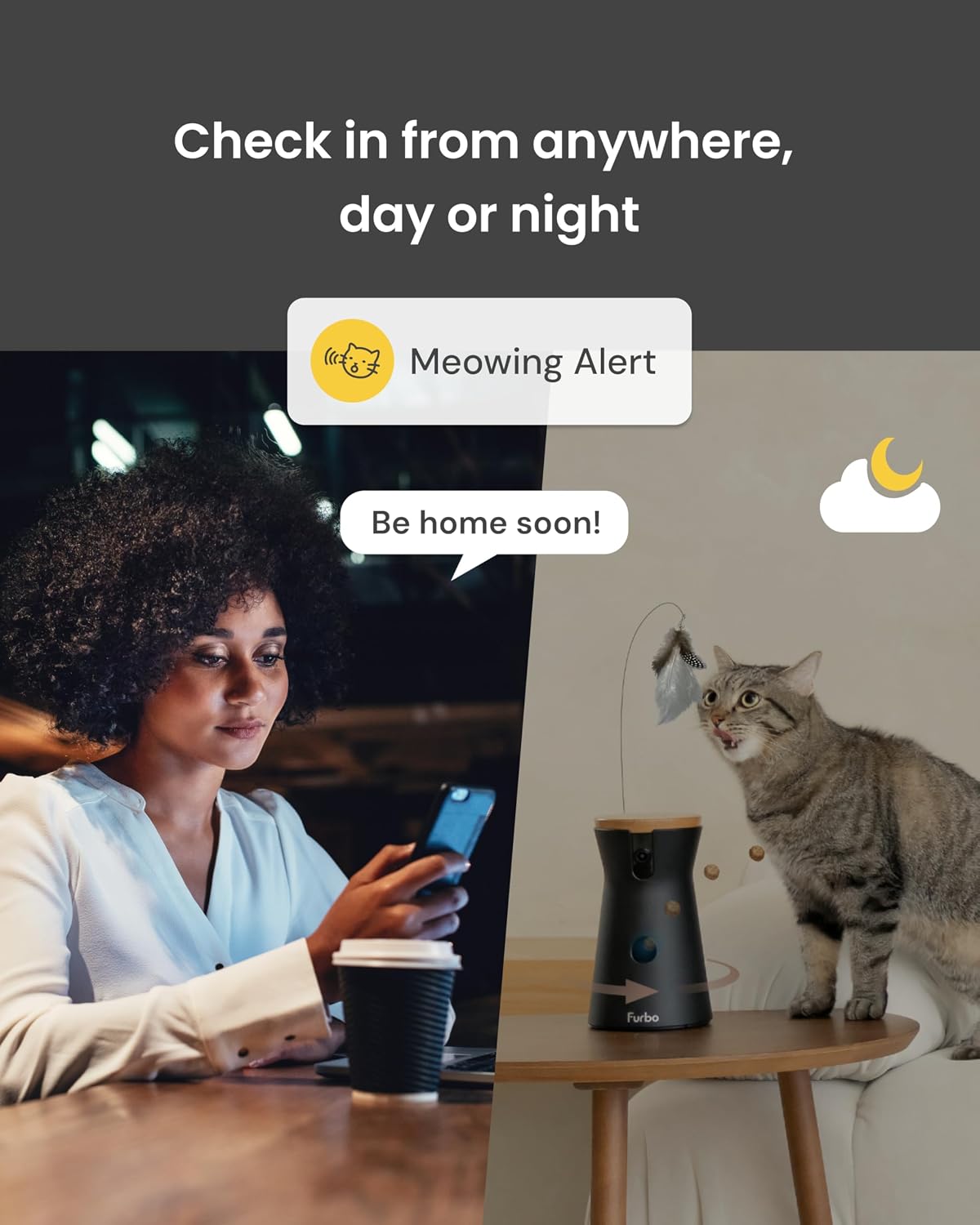 Furbo 360° Cat Camera [Core Features, No Ongoing Cost]