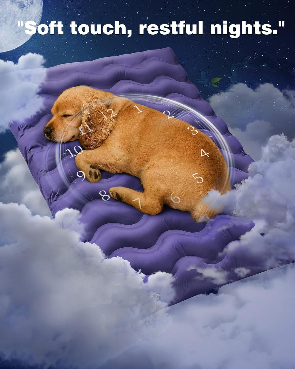 Washable Dog Bed, Cooling Dog Crate Bed Mat with Memory Foam, Water-Resistant Outdoor Dog Bed for Large Medium Small Dogs