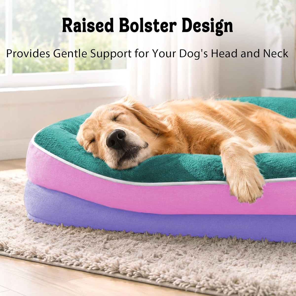 Chez Paw Waterproof Orthopedic XL Dog Bed for Large and Extra Large Dogs