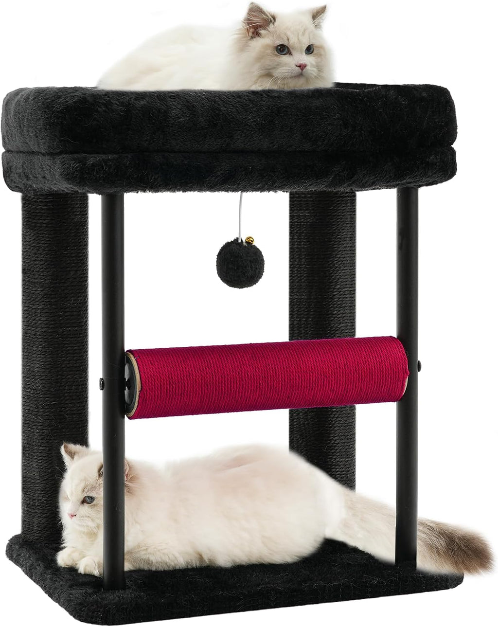 Hey-brother Cat Tree, Sturdy Tower with Sisal-Wrapped Columns, MPJ010SBR