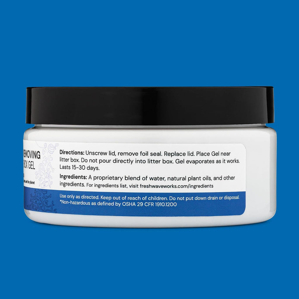 Fresh Wave Litter Box Gel, 7 oz - Cat Odor Eliminator for Home