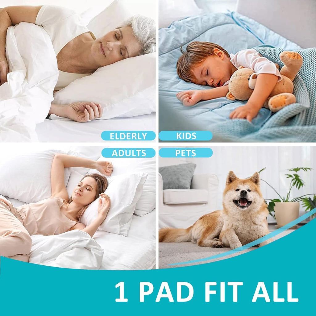 44"x52" Bed Pads Washable Waterproof , 1 Pack, Incontinence Bed Pads | KANECH Mattress Protector, Washable Pee Pads for Adults, Kids, Elderly and Dogs, Hold 10 Cups, Non-Slip & Silent