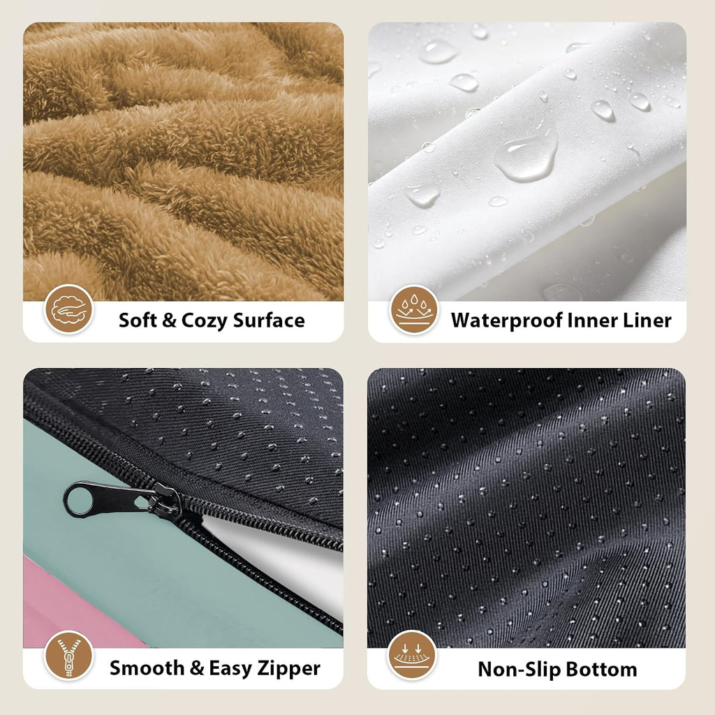 Chez Paw Waterproof Orthopedic XL Dog Bed for Large and Extra Large Dogs