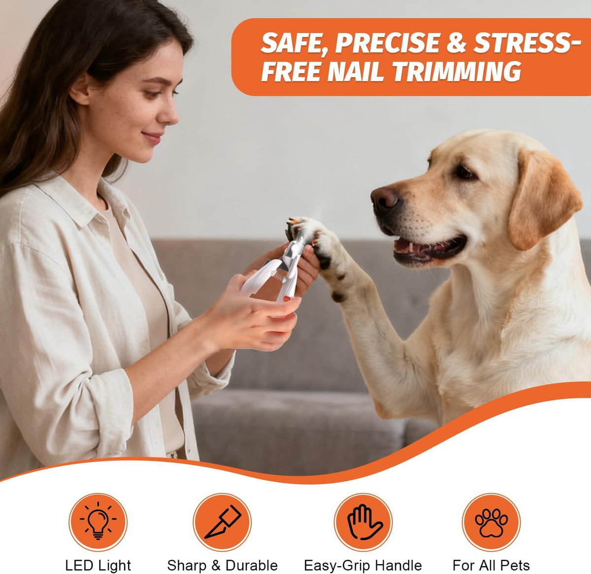 PAW PLANET Styptic Powder for Dogs & Cats with Nail Clipper Kit, 1.76 oz