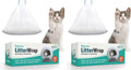 PurrTek Cat Litter Box Liners — LitterWrap Drawstring Bags for Automatic & Self-Cleaning Litter Boxes | Precision Fit, Jumbo Heavy-Duty, Leak-Proof, Unscented Odor Control, Replacement Refills