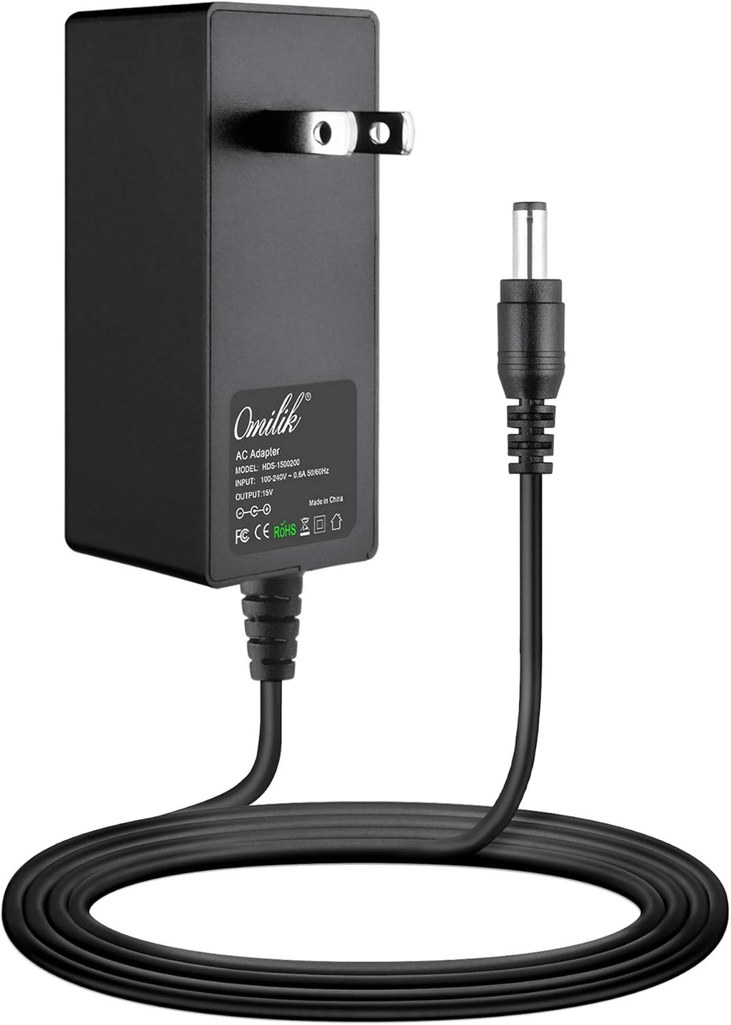 15V AC Adapter Charger Replacement for Litter-Robot II 2 Bubble,Classic,III 3 Open Air Power Supply Litter-Robot III Open Air Self Cleaning Litter Box Power Cord