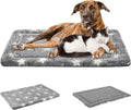 EMPSIGN Dog Crate Pad for 54"x37" Dog Crate, Star Pattern/Grey