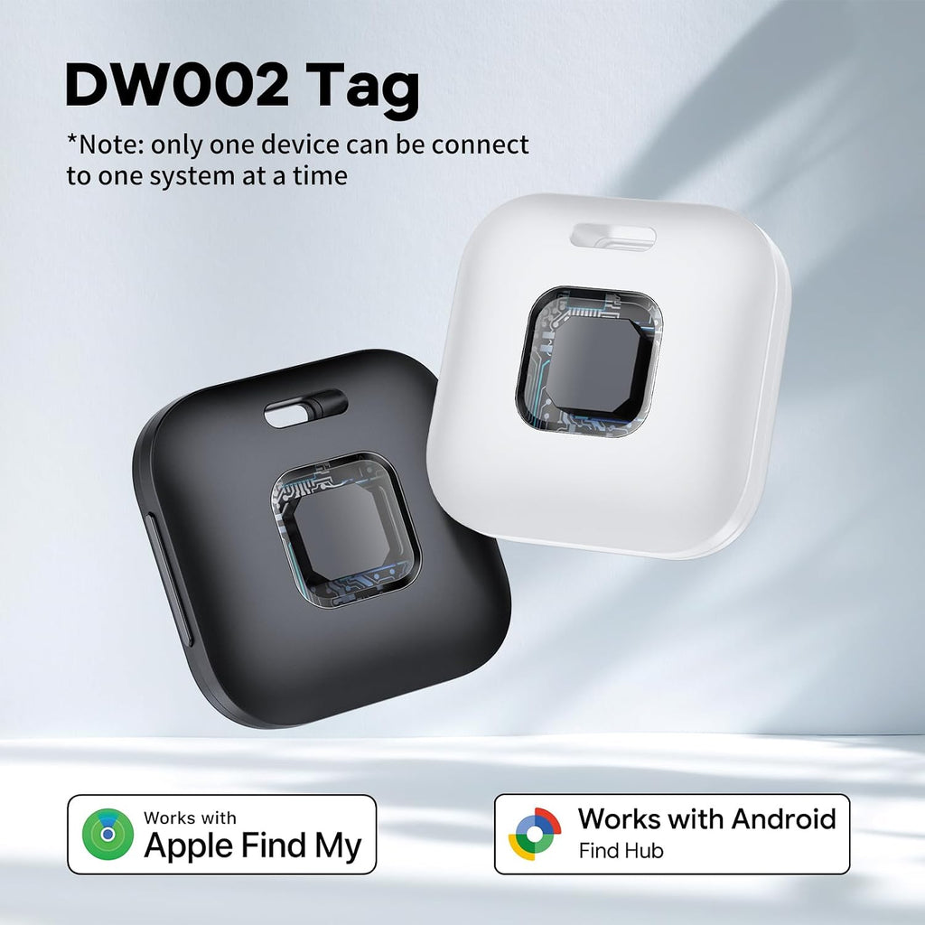 Hoxe Air Tracker Tags-4 Pack for iOS & Android, Smart Tag for Key, Bag, Pet