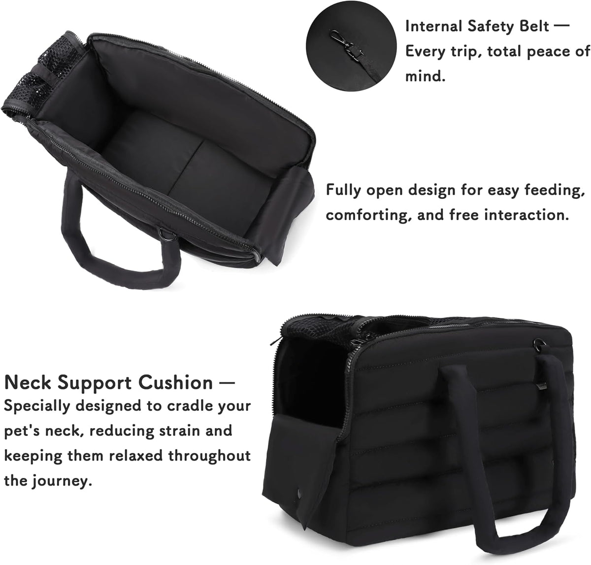 Dog Purse Carrier for Small Dog Cat up to 13lbs, Lightweight Pet Carrier