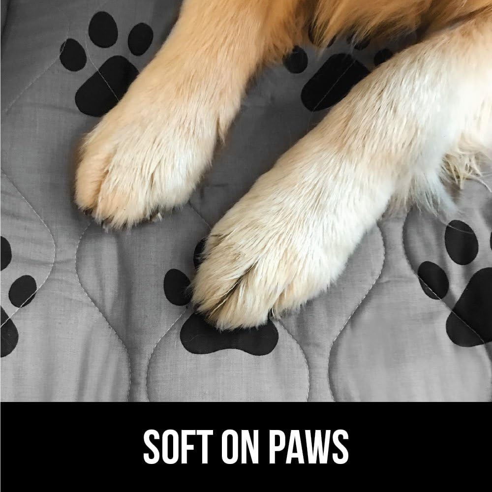 GORILLA GRIP Washable Puppy Pads, Slip Resistant Dog Crate Mat, 2 Pk, 28x18