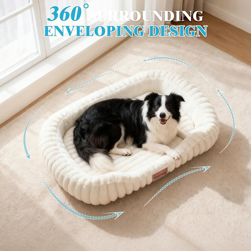 Orthopedic Dog Bed, Washable Large Dog Couch for Senior Dogs