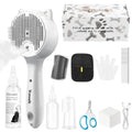 10Pcs Mist Spray Brush Kit for Cats & Dogs, Hair Health & Grooming Set