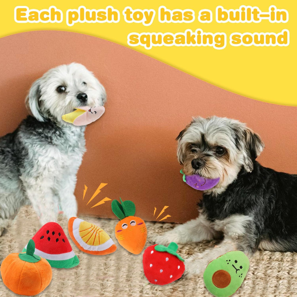 MRSOHRET Puppy Chew Toys for Teething, Dog Toys for Aggressive Chewers | 18 Pcs Interactive Dog Toys for Puppies, Puppy Toy Bundle with Squeaky and Rope for Small Dogs to Keep Them Busy