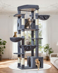 Taoqimiao 72 in Cat Tree, XXL Cat Tower for Indoor Cats Large Adult 25Lbs+