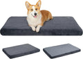 EMPSIGN Dog Bed Mat Crate Pad Mattress, Ultra Soft Pet Kennel, Grey, M
