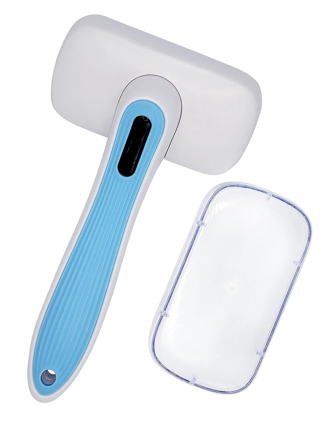 Pet Slicker Brush – Self Cleaning Brush for Dogs & Cats | Retractable Bristles for All Hair Types – Massaging Pins Remove Tangles & Mats Painlessly – Durable Grooming Tool for Pets 