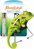Meowijuana Jump 'n' Jamb Chameleon Door-Hanging Cat Toy | Refillable
