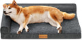 Patas Lague Orthopedic Medium Dog Bed Washable Pet Sofa Bed 30X20 Dark Grey