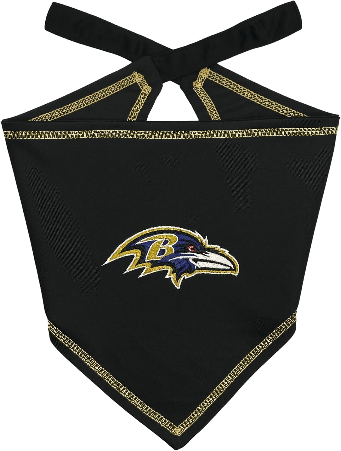 Pets First NFL Baltimore Ravens TIE Bandana, Size Large/X-Large. Dog Bandana Scarf Bib for Pet Cat Dog. The Ultimate Game-Day, Party Bandana