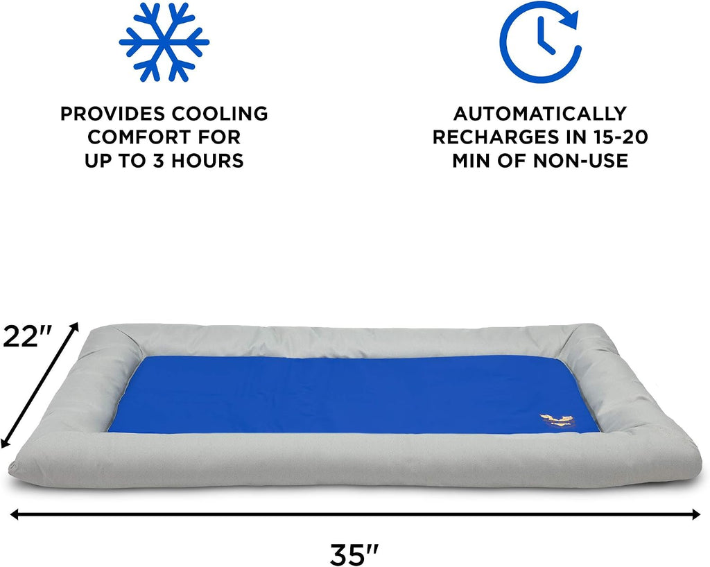 Arf Pets Dog Self Cooling Bed – Solid Gel Based Self Cooling Mat for Pets