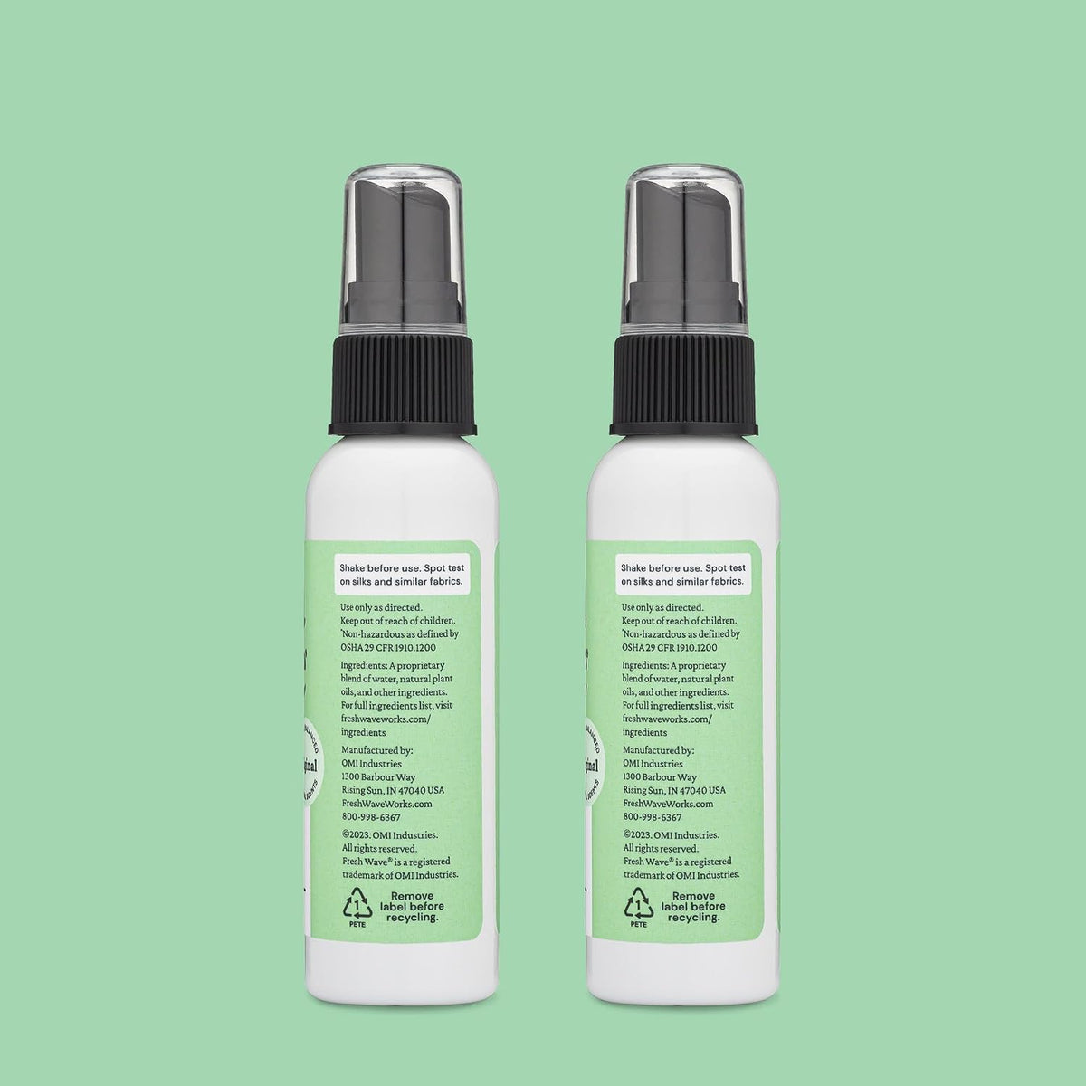 Fresh Wave Odor Eliminator Room Spray, 2 oz Travel Size, 2-Pack, Original
