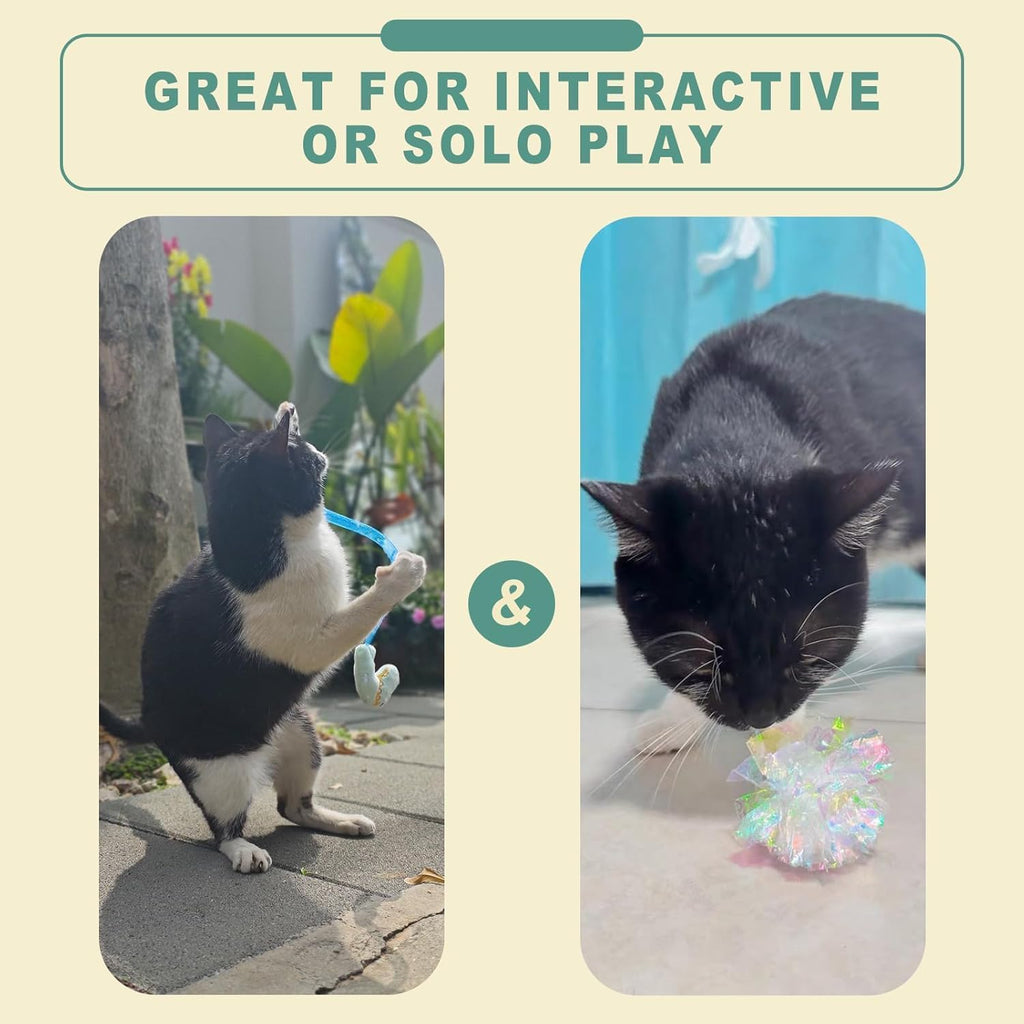 7 Pack Interactive Catnip Toys & Chew Rope Toy for Cats/Kitten