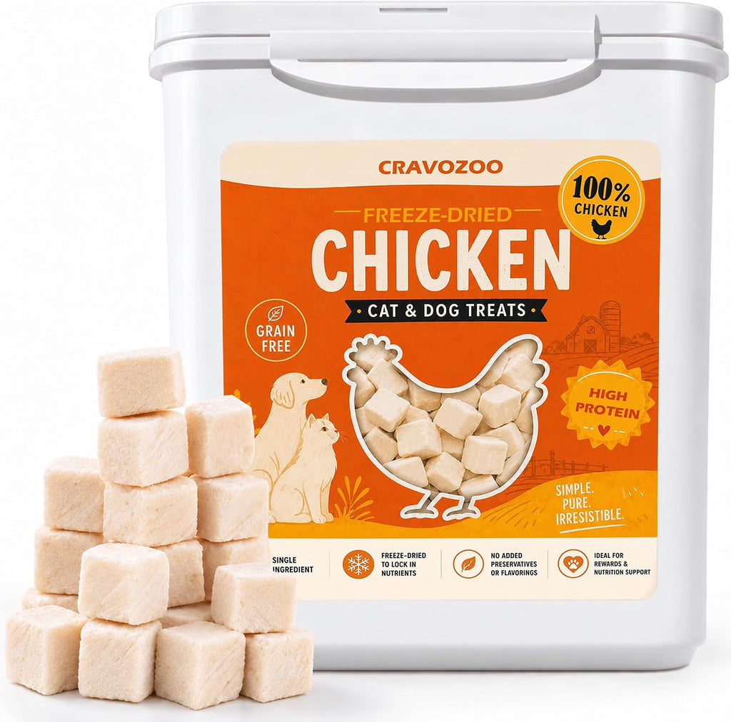 Freeze Dried Chicken Cats & Dogs Treats 1.1LB 17.64 oz